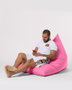 Atelier Del Sofa Pouf Grande Big Bed Rosa Exterior Impermeable Jardin 145x90x35cm